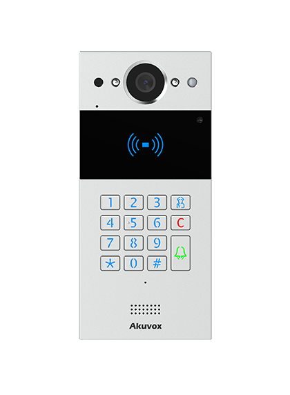2-WIRE SIP INTERCOM WITH KEYPAD AND RF CARD READER