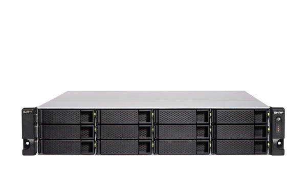 QNAP TS-h1886XU-RP-R2-D1622-32G 12 Bay 2U NAS SATA 6Gbps, 32GB DDR4 ECC RAM, 4 x GbE RJ45 LAN, 2 x 10GbE SFP+, 4 x PCIe expansion slots