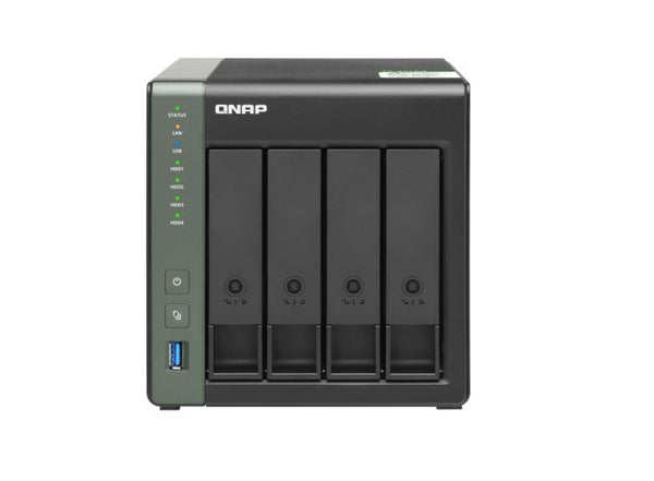 (LS) QNAP NAS TS-431KX-2G 4 Bay NAS Alpine AL-214 4-Core 1.7GHz 2GB DDR3 512MB 4x3.5' SATA Hot Swap 2xGbE 3xUSB 3.2 Tower LED Windows/MAC