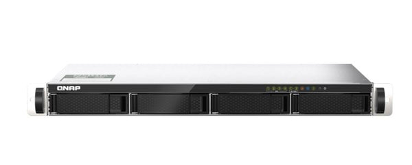 QNAP TS-435XeU Marvell OCTEON TX2™ CN9130 / CN9131 ARMv8 Cortex-A72 4 Bay NAS 4GB DDR4 Hot-swappable 2xM.2 Slot 2x2.5GbE 2x10GbE SFP+ WOL 2xUSB3.2 1U