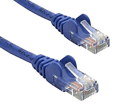 8ware CAT5e Cable 50cm / 0.5m - Blue Color Premium RJ45 Ethernet Network LAN UTP Patch Cord 26AWG CU Jacket