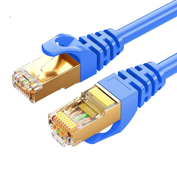 8Ware CAT7 Cable 0.5m (50cm) - Blue Color RJ45 Ethernet Network LAN UTP Patch Cord Snagless