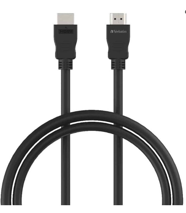 Verbatim HDMI 1.4b Cable 3m - Black  3D Compatible, Audio Return Channel (ARC) HIgh Performance Premium Cable.(LS)