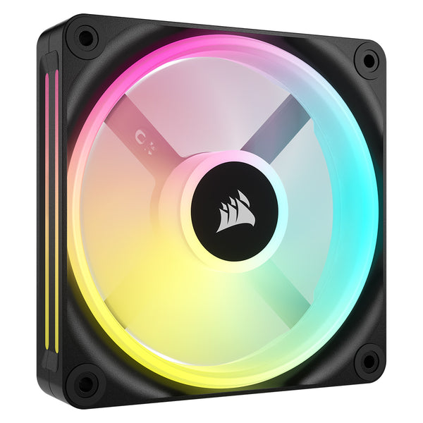 Corsair QX RGB Series, iCUE LINK QX140 RGB Black, 140mm Magnetic Dome RGB Fan, Expansion Kit