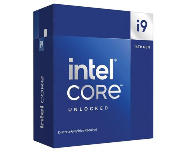 Intel i9 14900KF CPU 4.4GHz (6.0GHz Turbo) 14th Gen LGA1700 24-Cores 32-Threads 36MB 125W Graphic Card Required Unlocked Retail Raptor Lake no Fan