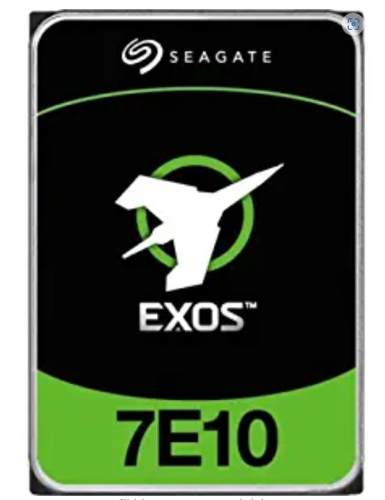 Seagate 8TB 3.5' SATA EXOS 512E Enterprise Capacity 512E Internal, 6Gb/s, 7200RPM, 5 Years Warranty