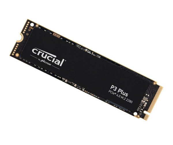 Crucial P3 Plus 4TB Gen4 NVMe SSD 4800/4100 MB/s R/W 800TBW 650K/900K IOPS 1.5M hrs MTTF Full-Drive Encryption M.2 PCIe4 5yrs