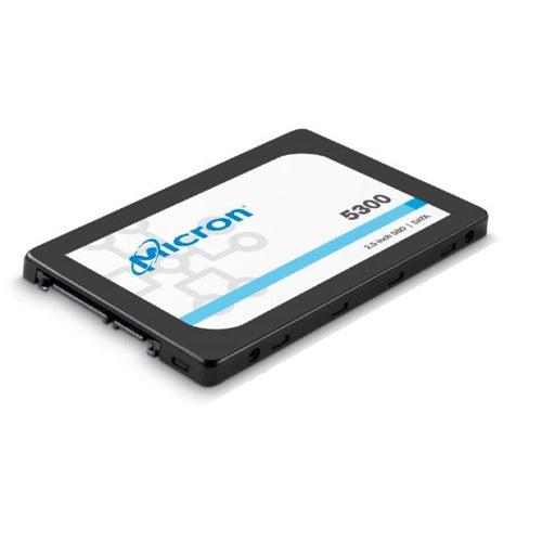 Micron 5300 MAX 1.92TB 2.5' SATA Enterprise SSD 540R/520W MB/s 95K/75K IOPS 17520TBW 5DWPD 3M hrs MTTF AES 256-bit encryption Server Data Centre 5yrs