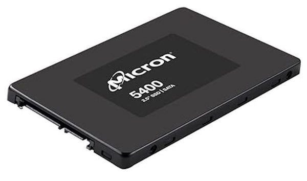 Micron 5400 MAX 3.84TB 2.5' SATA Enterprise SSD 540R/520W MB/s 95K/70K IOPS 24528TBW 5DWPD 3M hrs MTTF AES 256-bit encryption Server Data Centre 5yrs