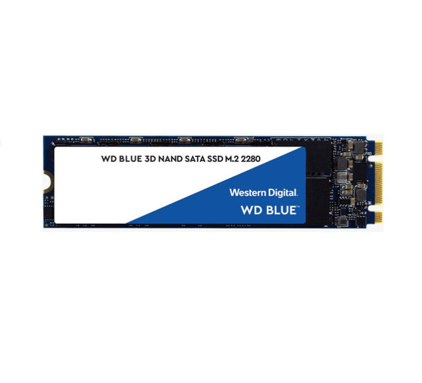 Western Digital WD Blue 500GB M.2 SATA SSD 560R/530W MB/s 95K/84K IOPS 200TBW 1.75M hrs MTTF 3D NAND 7mm 5yrs Wty