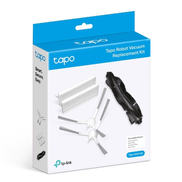 TP-Link Tapo RVA100 Tapo Robot Vacuum Replacement Kit Compatible Models: Tapo RV30 Plus/RV30/RV30C Mop Plus/ RV30C Mop/RV30C Plus/RV30C/RV10 Plus/RV10