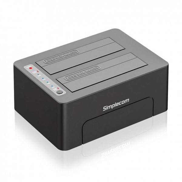 Simplecom SD422 Dual Bay USB 3.0 Docking Station for 2.5' and 3.5' SATA Drive (LS)