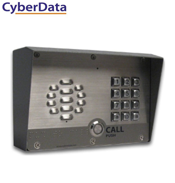 Cyberdata SIP Outdoor Intercom with Keypad. 2 years warranty, The CyberData SIP-enabled IP Outdoor Intercom/door Controller is a Power over Ethernet