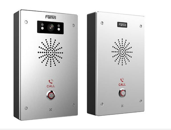 Fanvil i16SV Audio/Video Intercom, HD Audio/Video, Built-in HD camera, IP65 waterproof and dustproof, 2 SIP lines,  PoE enabled