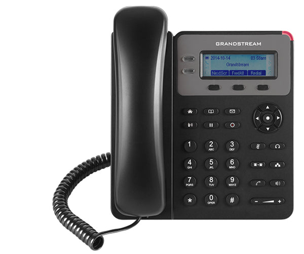 Grandstream GXP1615 1 Line IP Phone, 1 SIP Account, 132x48 Colour LCD Screen, HD Audio, Powerable Via PoE *Last Stock