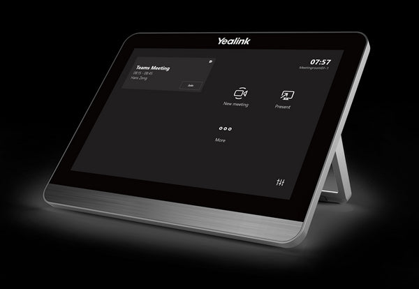 Yealink CTP18 Teams Collaboration Touch Panel, Annotation on Shared Content, Conference Control, Flexible Deployment, 8-Inch Touch Screen
