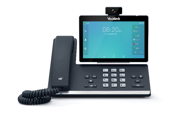 Yealink T58A-C 16 Line IP HD Android Video Phone, 7' 1024 x 600 colour touch screen, HD voice, Dual Gig Ports, Built in Bluetooth and WiFi, EOS