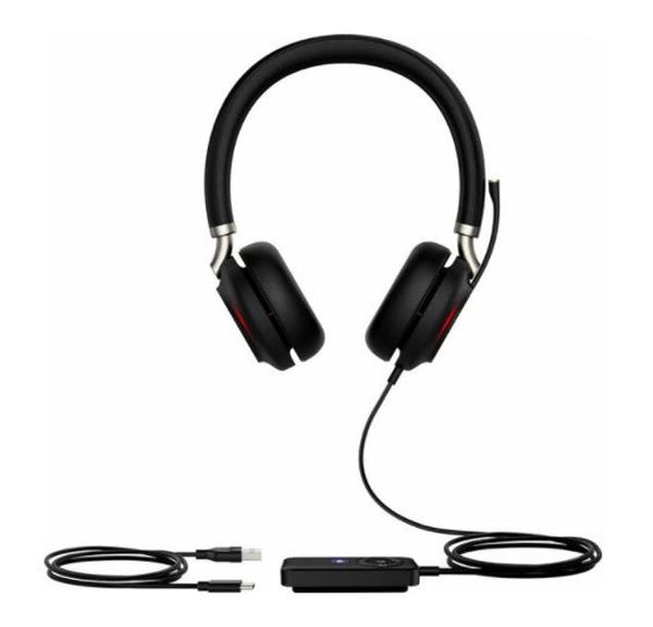 Yealink UH38 Dual USB and Bluetooth Headset, USB-C,Call Controller with Built-In Battery Dual Noise-Canceling Mics, Busy Light, Microsoft Teams & UC