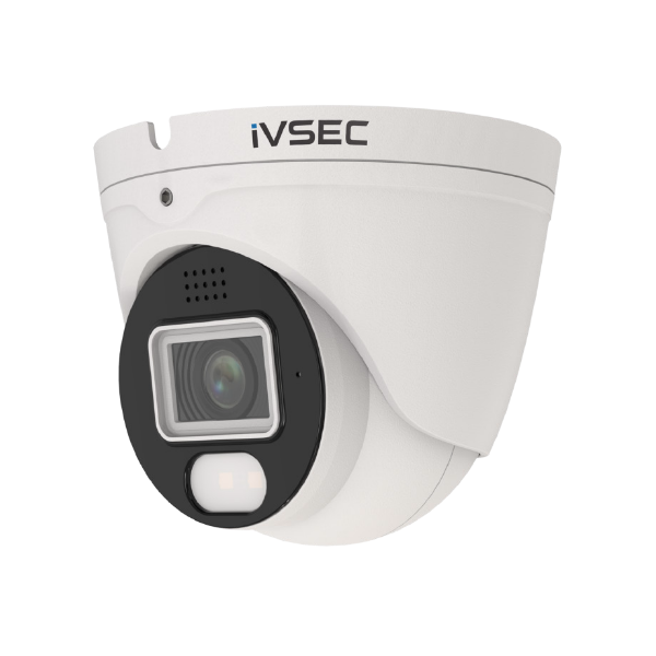 IVSEC TURRET IP CAMERA 8MP 2.8MM FIXED LENS 25FPS POE IP67 ADV DET ADV IVS