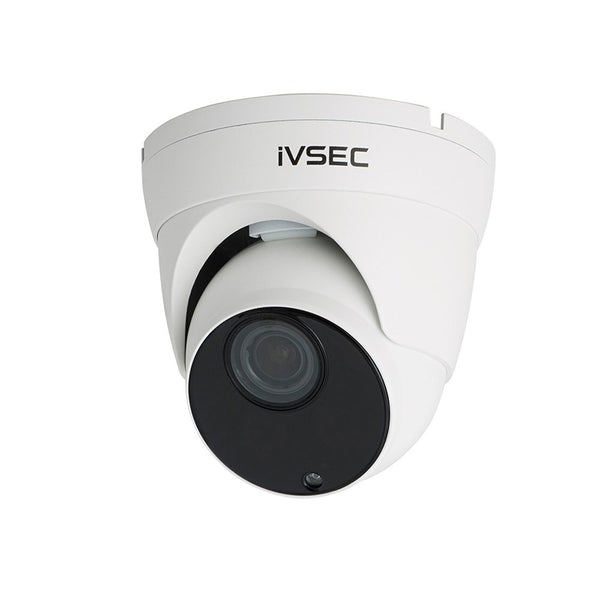 IVSEC TURRET IP CAMERA 8MP 2.7MM-13.5MM MOTORISED LENS 25FPS POE IP66 45M IR