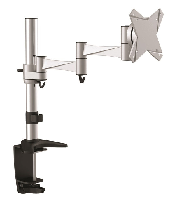 Astrotek Monitor Arm Desk Mount Height Adjustable Stand for Single LCD Display 23.8' 24' 27' 8kg 30° Tilt 180° Swivel 360° Pivot VESA 75x75 100x100