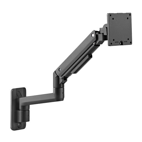 Brateck Fabulous Wall Mounted Heavy-Duty Gas Spring Monitor Arm 17'-49',Weight Capacity (per screen)20kg(Black)