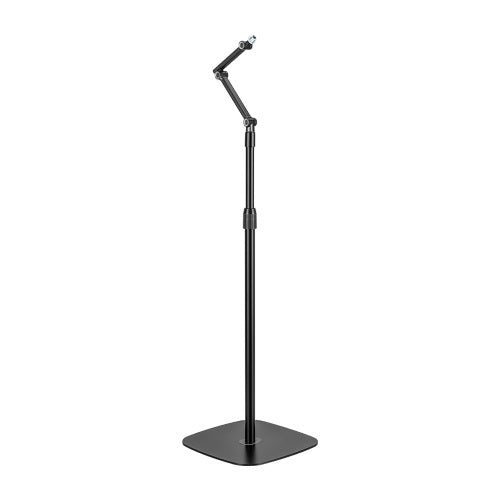 Brateck Stylish Height Adjustable Microphone Floor Stand(Matte Black & Light Grey) (LS)