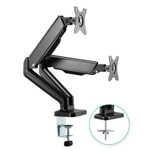 mbeat® activiva ErgoLife Dual Monitor Screen Steel Gas Spring Monitor Arm