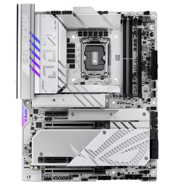 ASUS ROG MAXIMUS Z890 APEX LGA1851 ATX Motherboard 96GB, 2x DDR5, 2 x PCIe 5.0 x16 slots, 6 x M.2 slots, 4 x SATA 6Gb/s