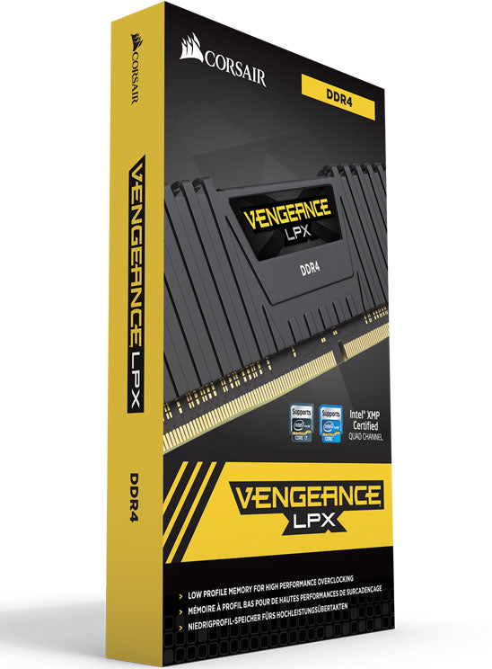 Corsair Vengeance LPX 16GB (2x8GB) DDR4 2666MHz C16 Desktop Gaming Memory Black - AMD Ryzen