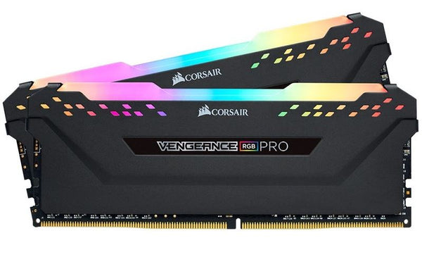 Corsair Vengeance RGB PRO SL 32GB (2x16GB) DDR4 3600Mhz C18 Black Heatspreader Desktop Gaming Memory