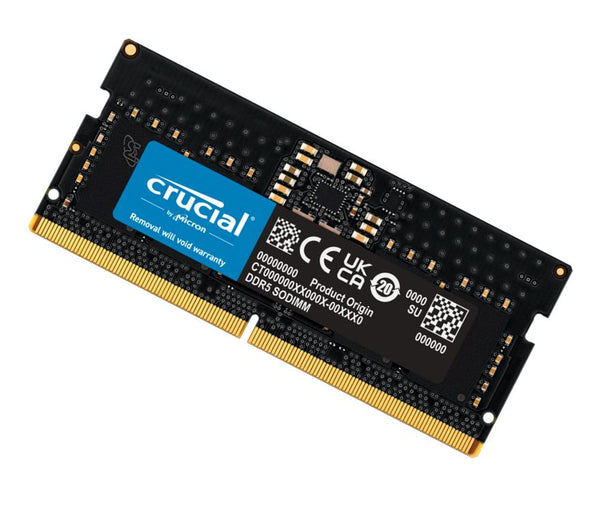 Crucial 16GB (1x16GB) DDR5 SODIMM 4800MHz C40 1.1V Notebook Laptop Memory ~CT16G52C42S5