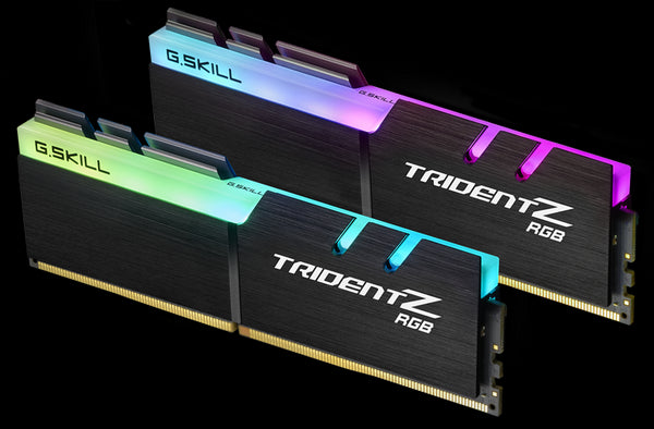 G.SKILL F4-3600C18D-32GTZR 32GB (2 x 16GB)/ PC4-28800 / DDR4 3600 Mhz/ Timings 18-22-22-42/ Voltage 1.35V/ Trident Z RGB