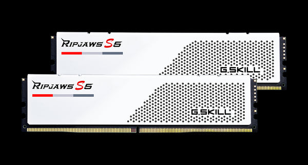 G.SKILL F5-5200J3636C16GX2-RS5W 32GB (2 x 16GB)/ DDR5 5200 MT/s/ Timings 36-36-36-83/ Voltage 1.2V/ Ripjaws S5