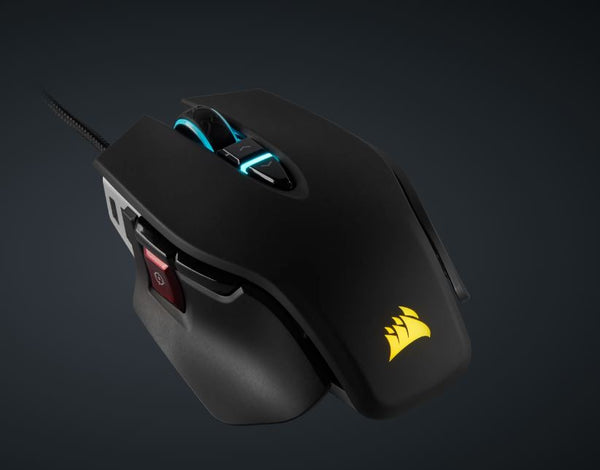 Corsair M65 RGB Ultra Tunable FPS Gaming Wired Mouse Black, CORSAIR MARKSMAN 26,000 DPI Optical Sensor, iCUE Software.