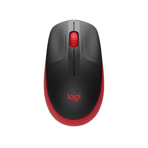 Logitech M190 Full-Size Wireless Mouse - RED