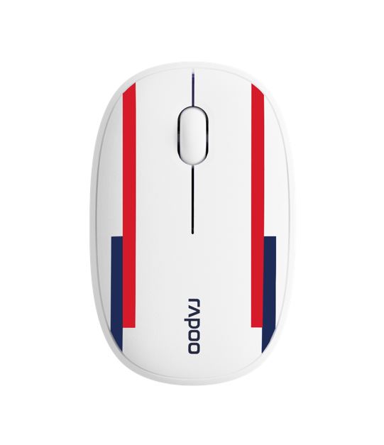 (LS) RAPOO Multi-mode wireless Mouse  Bluetooth 3.0, 4.0 and 2.4G Fashionable and portable, removable cover Silent switche 1300 DPI England - world cu