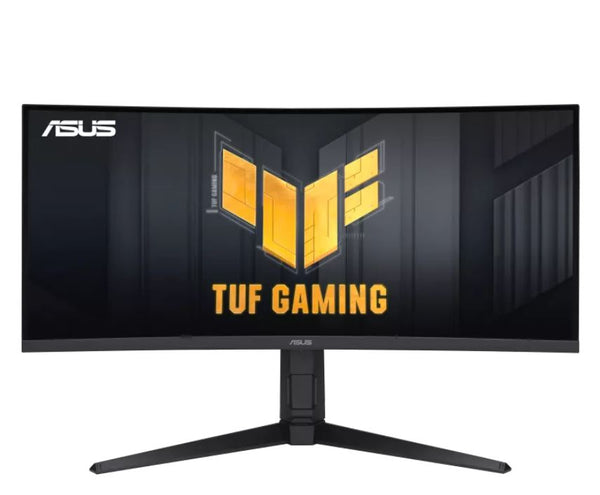 ASUS VG34VQL3A 34' Curved Gaming Monitor, QWQHD (3440 x 1440), 21:9, VA Display, 180Hz, 1ms (GTG), Non-Glare, 125% sRGB, HAB, 1500R Curved Design,