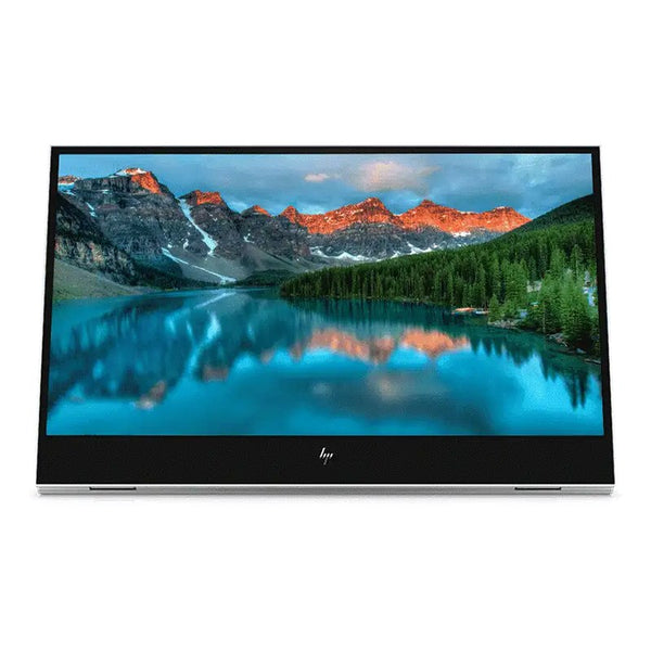 HP E14 14' FHD IPS USB-C Portable Monitor 1920x1080 Dual USB Type-C Tilt Adjustable Low Light Mode Slim Lightweight includes Sleeve 3yrs wty