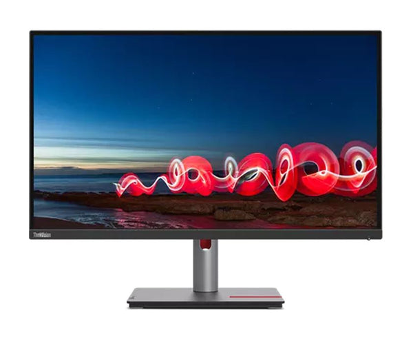 LENOVO ThinkVision T27h-30 27' QHD IPS USB-C Monitor 2K 2560x1440 Height Adjustable Tilt Swivel Pivot 4xUSB3.2 Hub USB-C DP HDMI RJ45 Audio 3yr wty