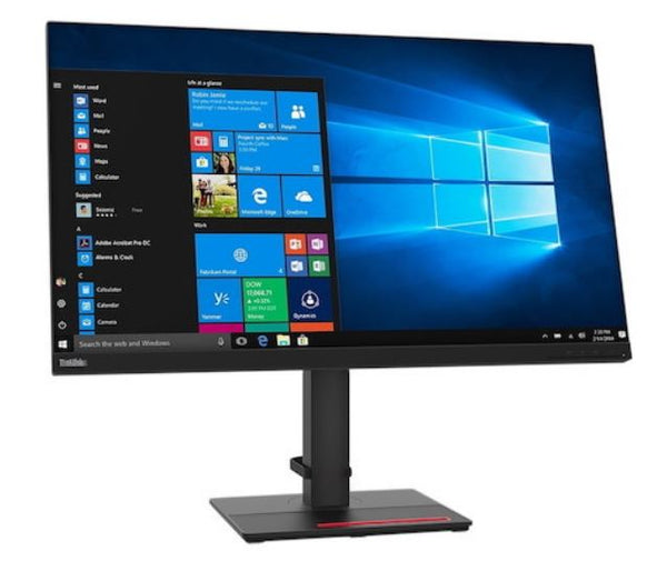 Lenovo ThinkVision T32p-20 31.5'/32' UHD Monitor IPS 4K 3840x2160 16:9 Anti-Glare Height Adjustable Tilt Swivel Pivot DP HDMI USB-C Audio 4xUSB3.1 Hub