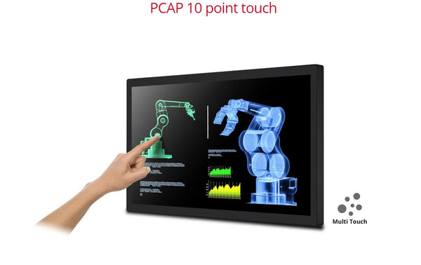 ViewSonic 32' 1080p Open Frame 10-Point PCAP Touch Monitor, 24/7 Operation and HDMI, DisplayPort and RS232, Kiosk, Factory, IP54 Front water P