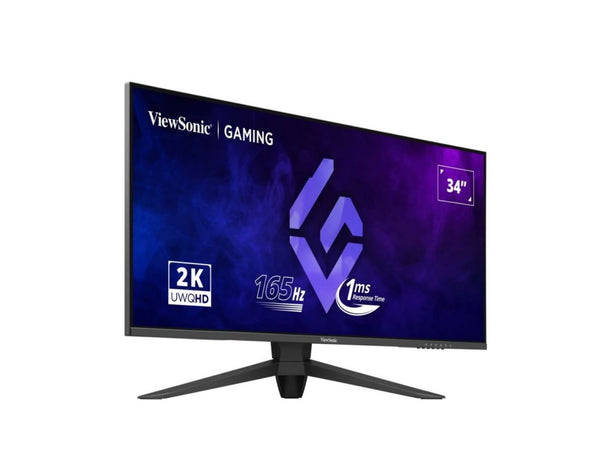 ViewSonic 34'  UWQHD 3440x1440, 165Hz, HDR10,  21:9, 1ms,  Office Gaming Ultra Wide Flat Monitor