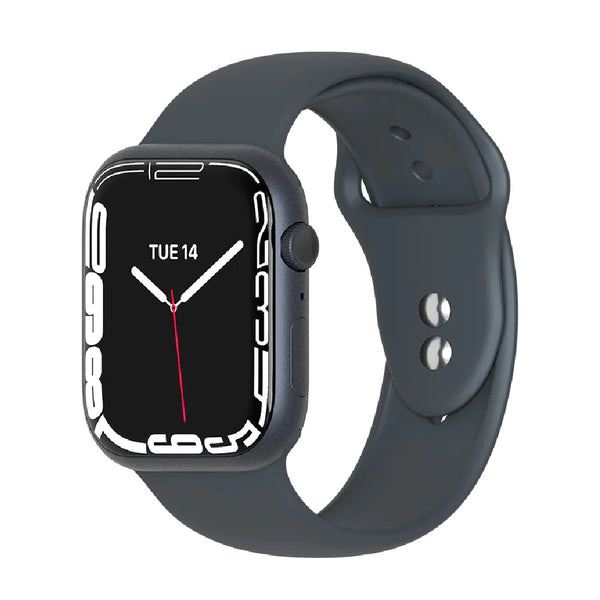 Cygnett FlexBand Silicone Bands for Apple Watch 3/4/5/6/7/SE (42/44/45mm) -Black(CY3984CSBAW),Strong & Durable,Adjustable Band Holes,Ultra-Comfortable