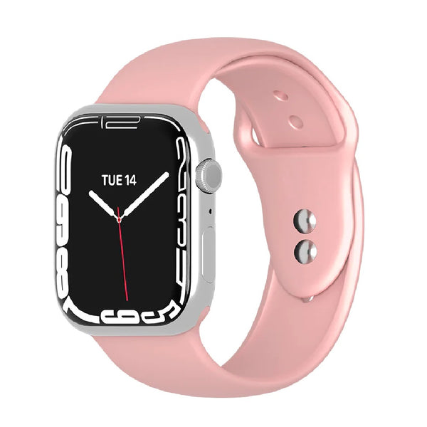 Cygnett FlexBand Silicone Bands for Apple Watch 3/4/5/6/7/SE (42/44/45mm) - Pink(CY3998CSBAW),Strong & Durable,Adjustable Band Holes,Ultra-Comfortable