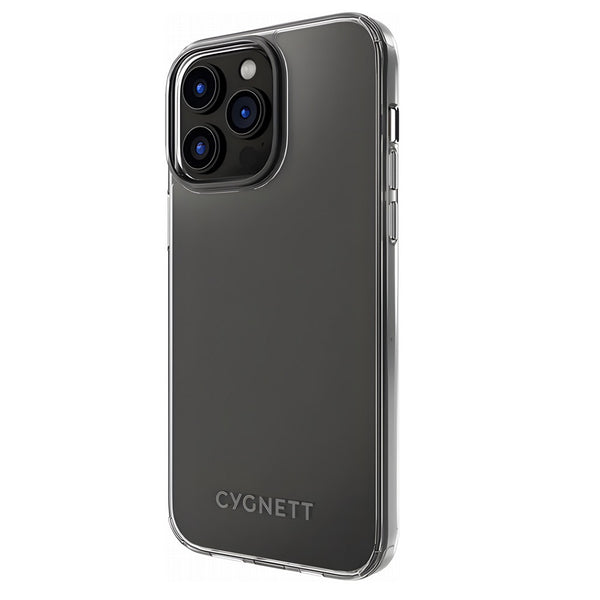 (LS) Cygnett EcoShield Apple iPhone 14 Pro Max Clear Case - (CY4203CPAEG), Scratch Resistant, Shock Absorbent TPU Frame, UV Resistant, Hard-Shell Back