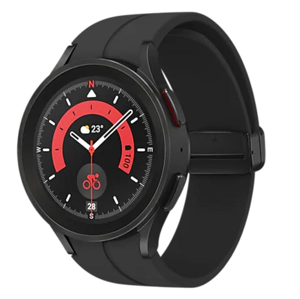 Samsung Galaxy Watch5 Pro Bluetooth + 4G (45mm) - Black Titanium (SM-R925FZKAXSA), 1.4' Super AMOLED, 1.18GHz, Dual-Core, 1.5GB/16GB, NFC, 590mAh