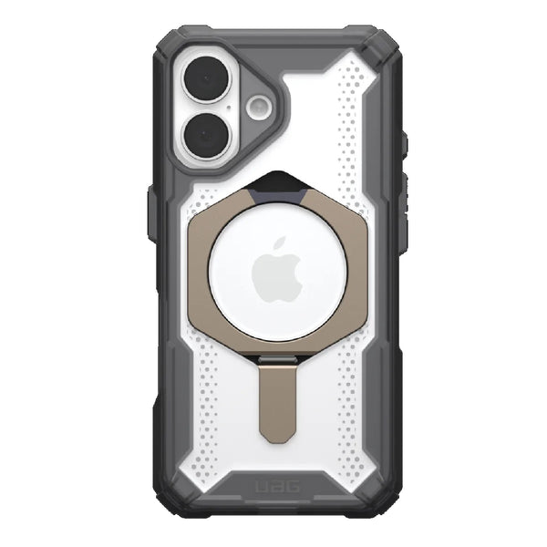 UAG Plasma XTE MagSafe Apple iPhone 16 (6.1') Case - Ash/Titanium (114476113136),20ft. Drop Protection (4.8M),Enhanced Corners,Built-in MagSafe Module