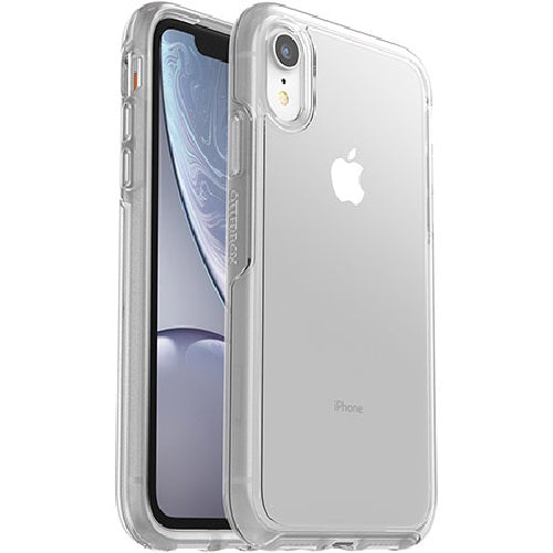 (LS) OtterBox Symmetry Clear Apple iPhone XR Case Clear - (77-59875), Antimicrobial, DROP+ 3X Military Standard,Raised Edges,Ultra-Sleek,Durable Prote