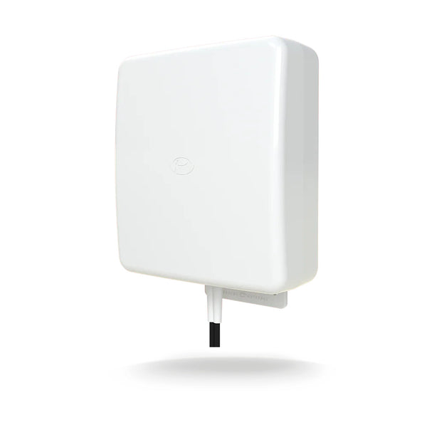 PANORAMA 2×2 MiMo Wideband Cellular LTE antenna, 9dBi, Wall or Mast mounted700-3800MHz for 2G/3G/4G/5G LTE IP65 rated housing